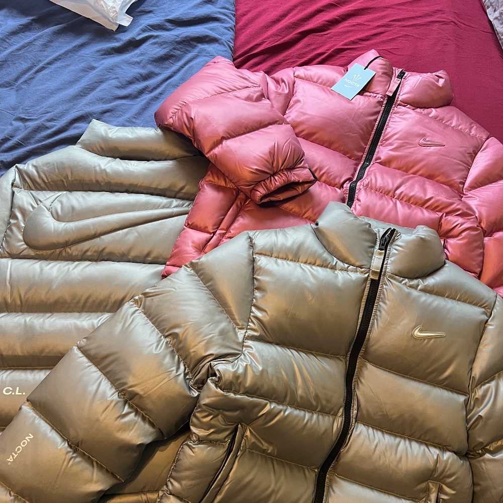Nocta Sunset Puffer Jacket Ice & Pink